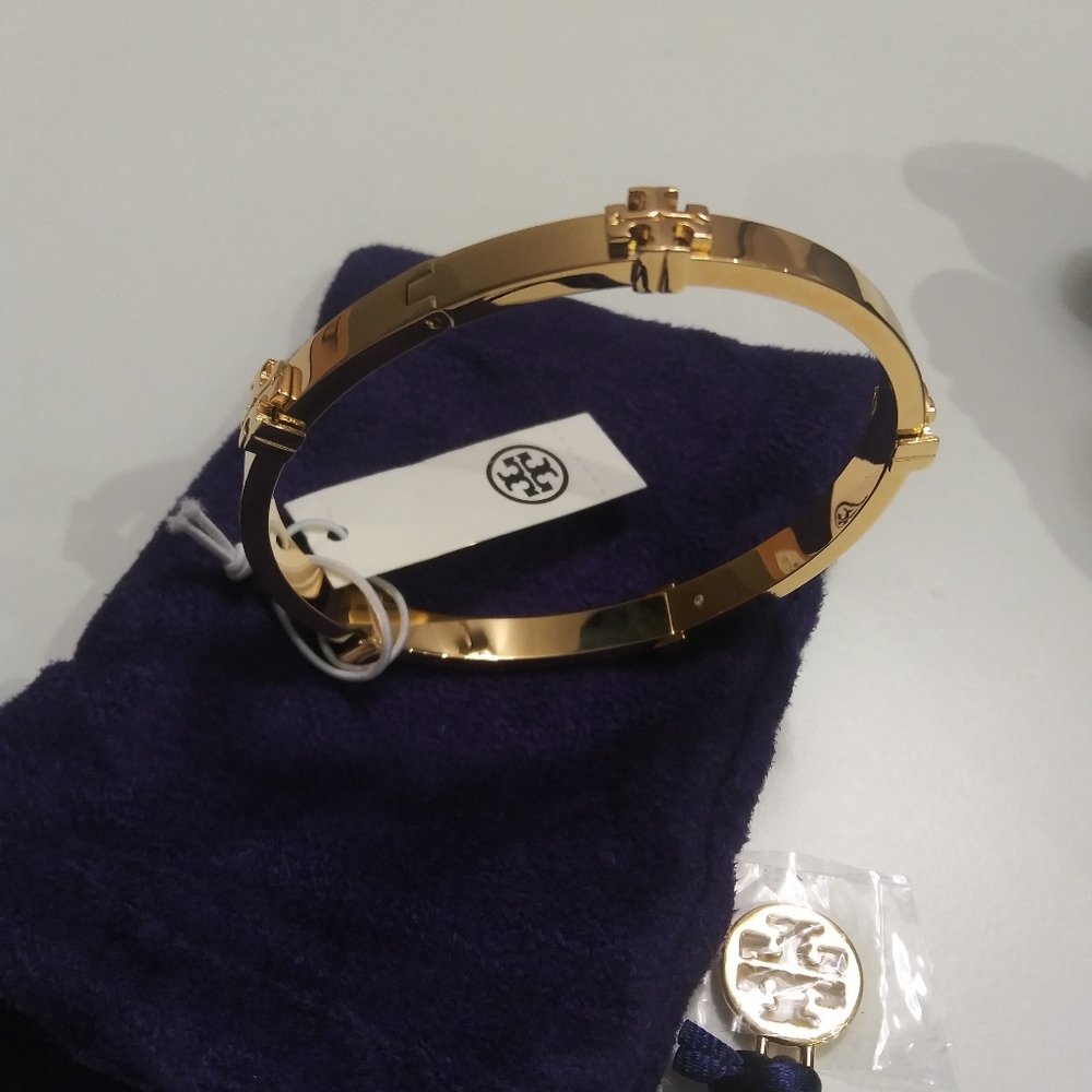 Gold Tory Burch Bracelet size Large